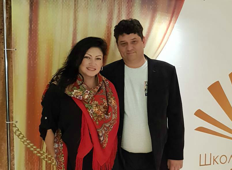 Юрий Алексеев с женой